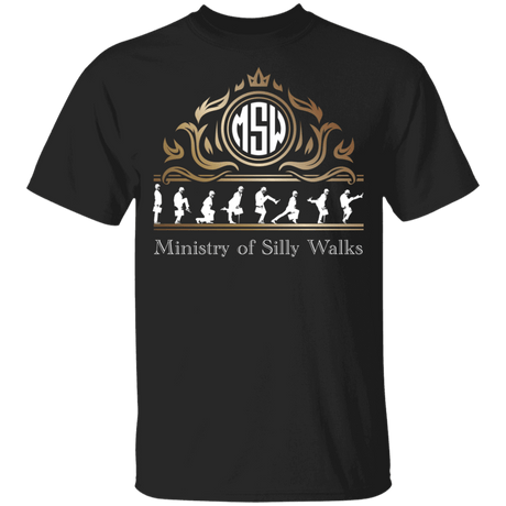 T-Shirts Black / YXS Ministry Silly Walks Emblem Youth T-Shirt