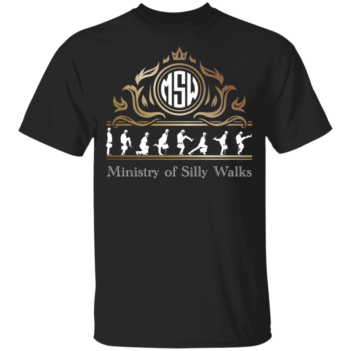 T-Shirts Black / YXS Ministry Silly Walks Emblem Youth T-Shirt