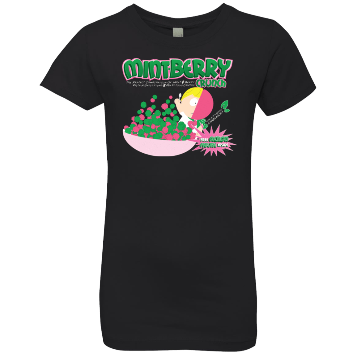 T-Shirts Black / YXS Mintberry Crunch Girls Premium T-Shirt
