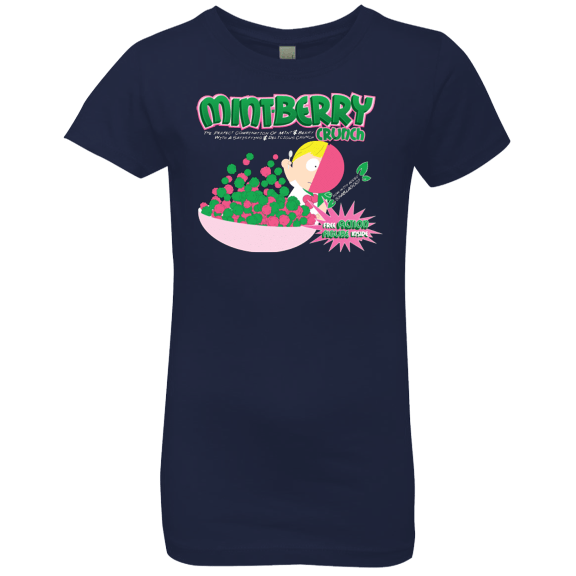 T-Shirts Midnight Navy / YXS Mintberry Crunch Girls Premium T-Shirt