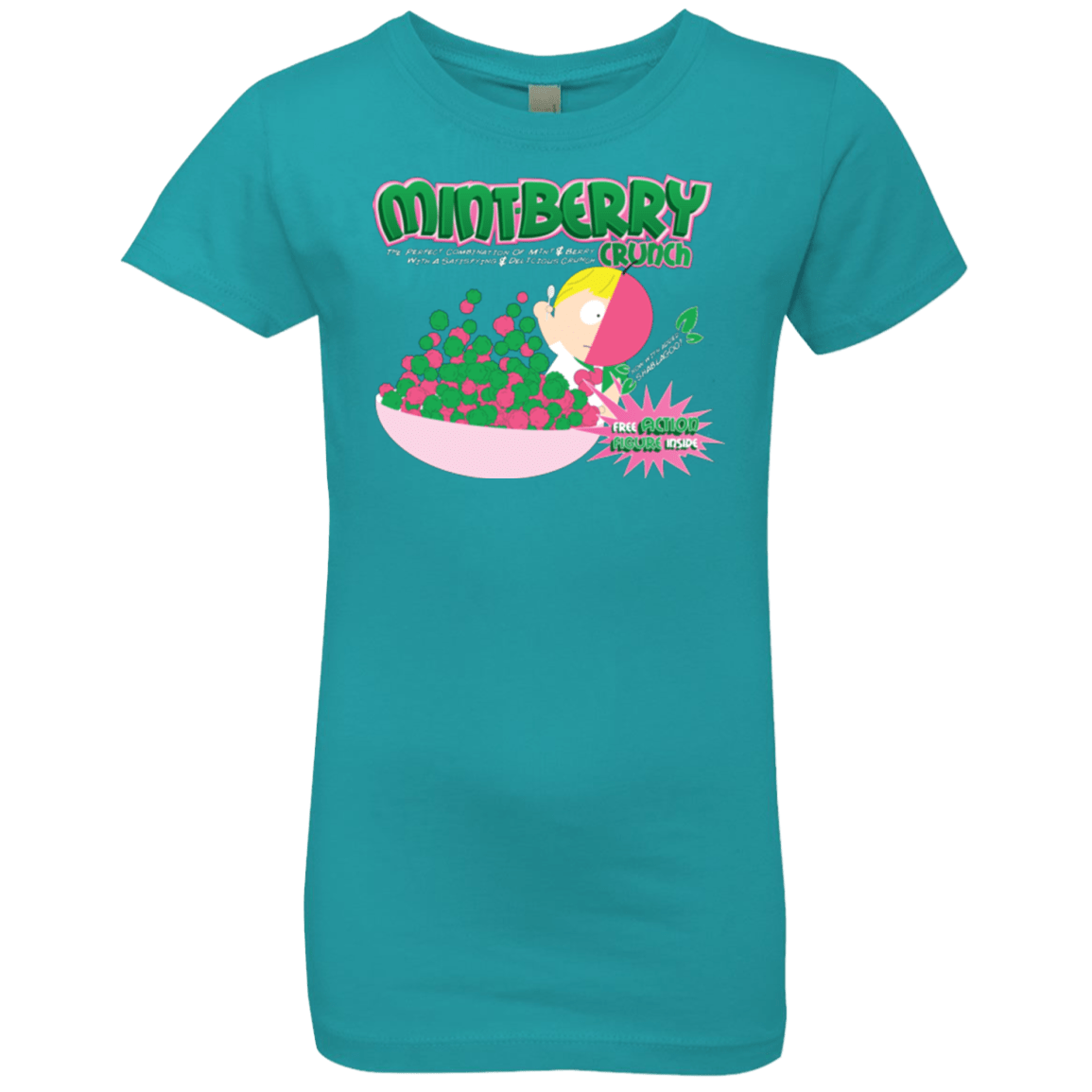 T-Shirts Tahiti Blue / YXS Mintberry Crunch Girls Premium T-Shirt