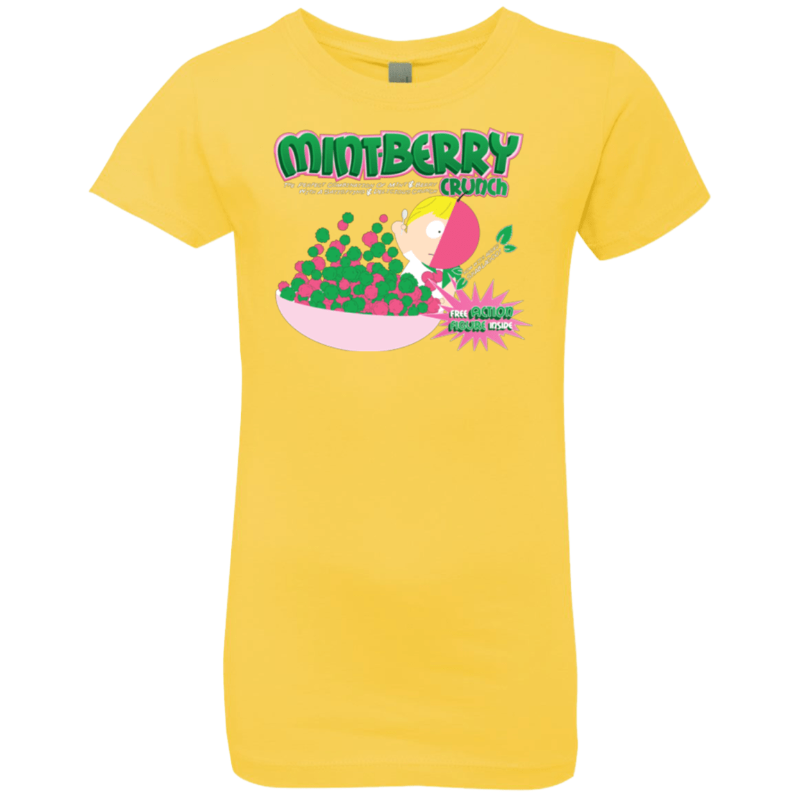 T-Shirts Vibrant Yellow / YXS Mintberry Crunch Girls Premium T-Shirt