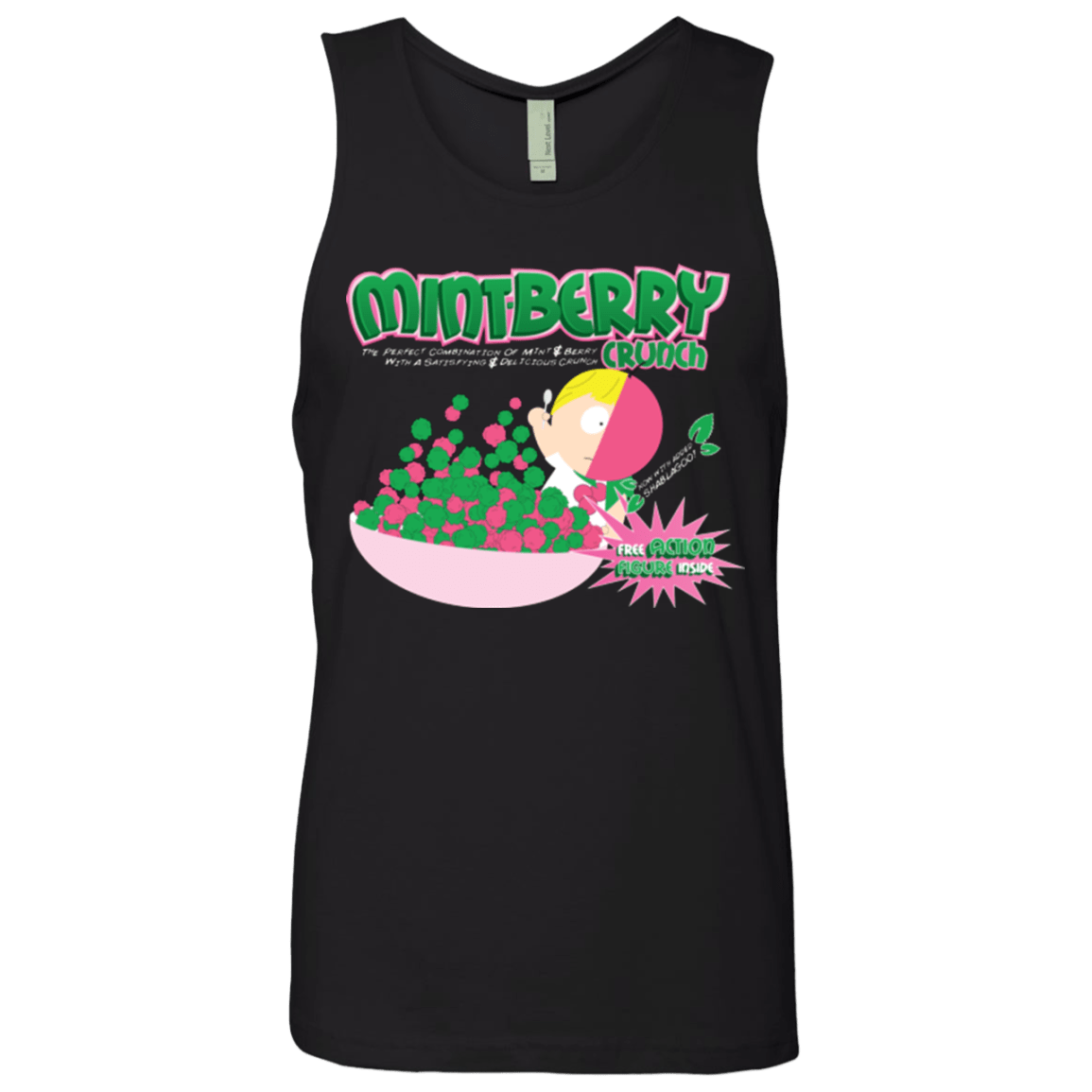 T-Shirts Black / Small Mintberry Crunch Men's Premium Tank Top