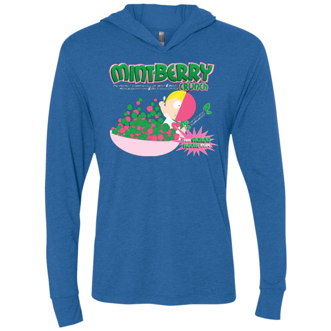 T-Shirts Vintage Royal / X-Small Mintberry Crunch Triblend Long Sleeve Hoodie Tee