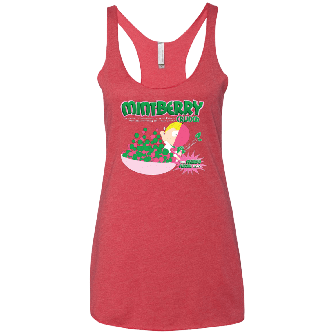 T-Shirts Vintage Red / X-Small Mintberry Crunch Women's Triblend Racerback Tank