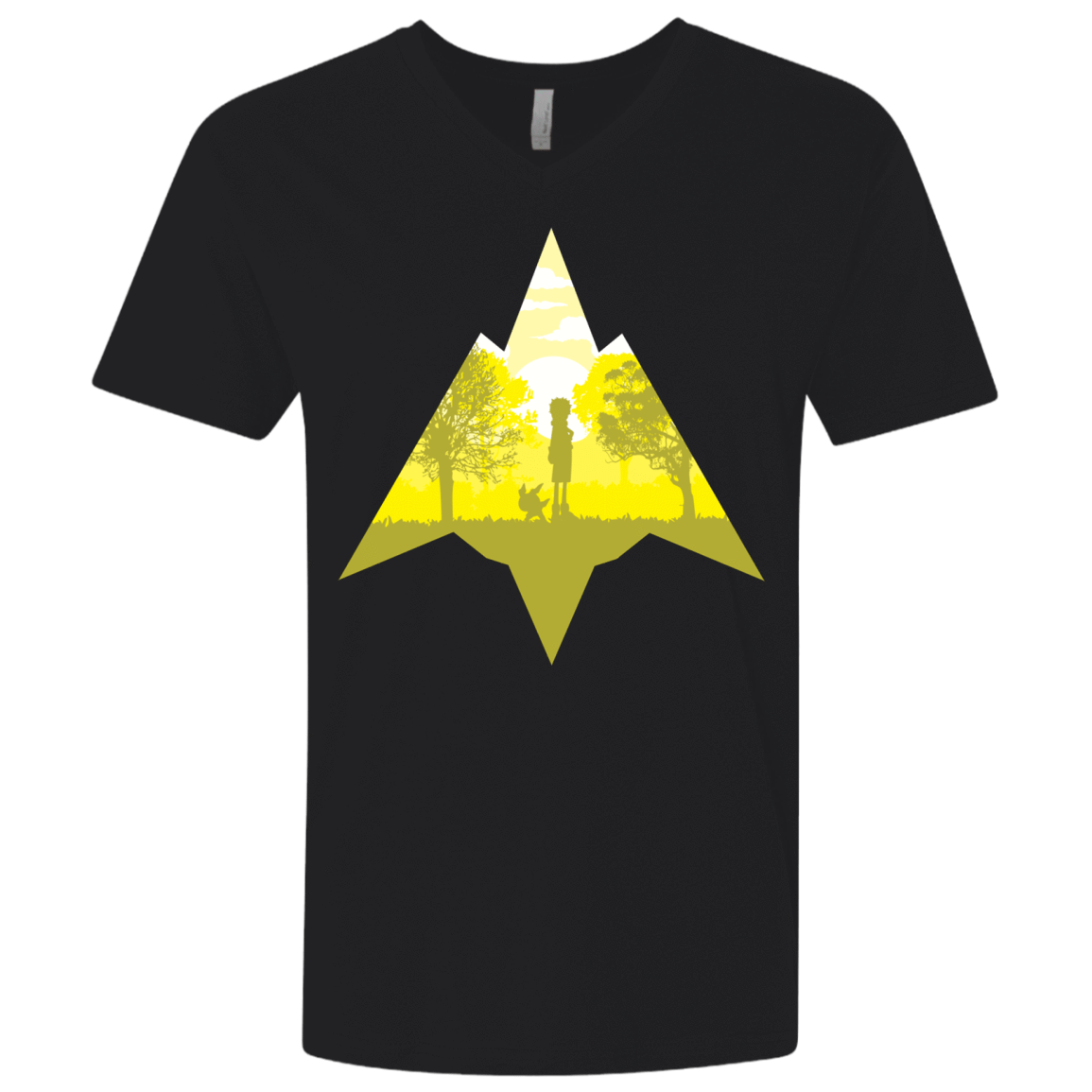 T-Shirts Black / X-Small Miracles Men's Premium V-Neck