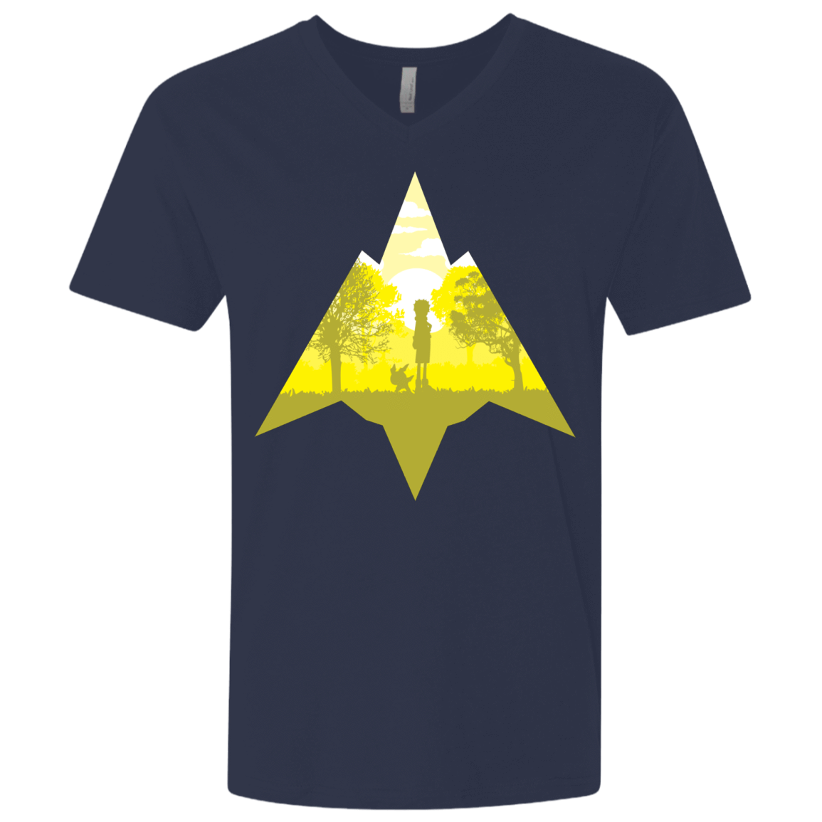 T-Shirts Midnight Navy / X-Small Miracles Men's Premium V-Neck