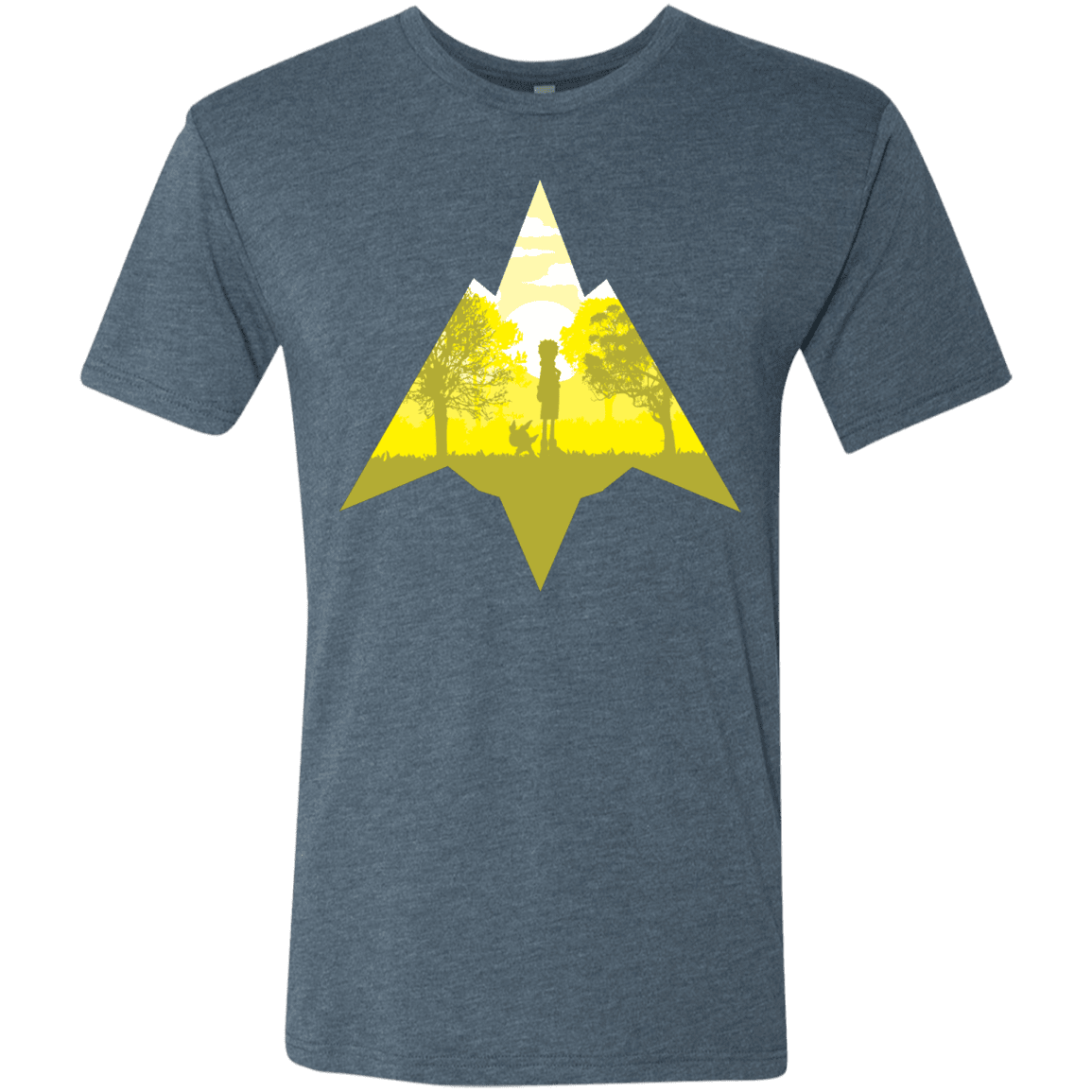 T-Shirts Indigo / S Miracles Men's Triblend T-Shirt