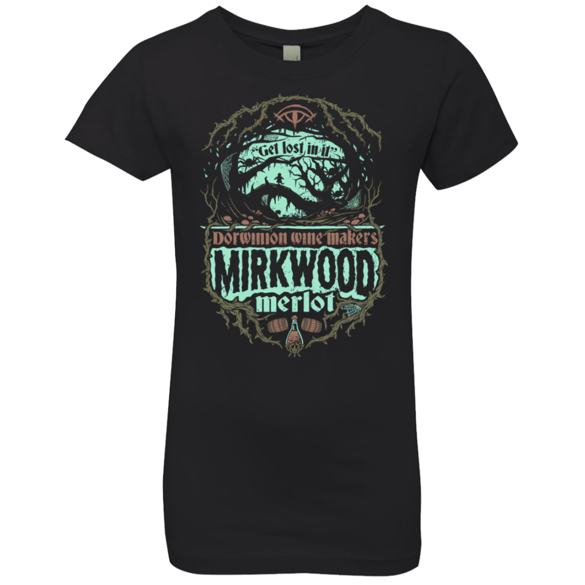 T-Shirts Black / YXS Mirkwood Merlot Girls Premium T-Shirt