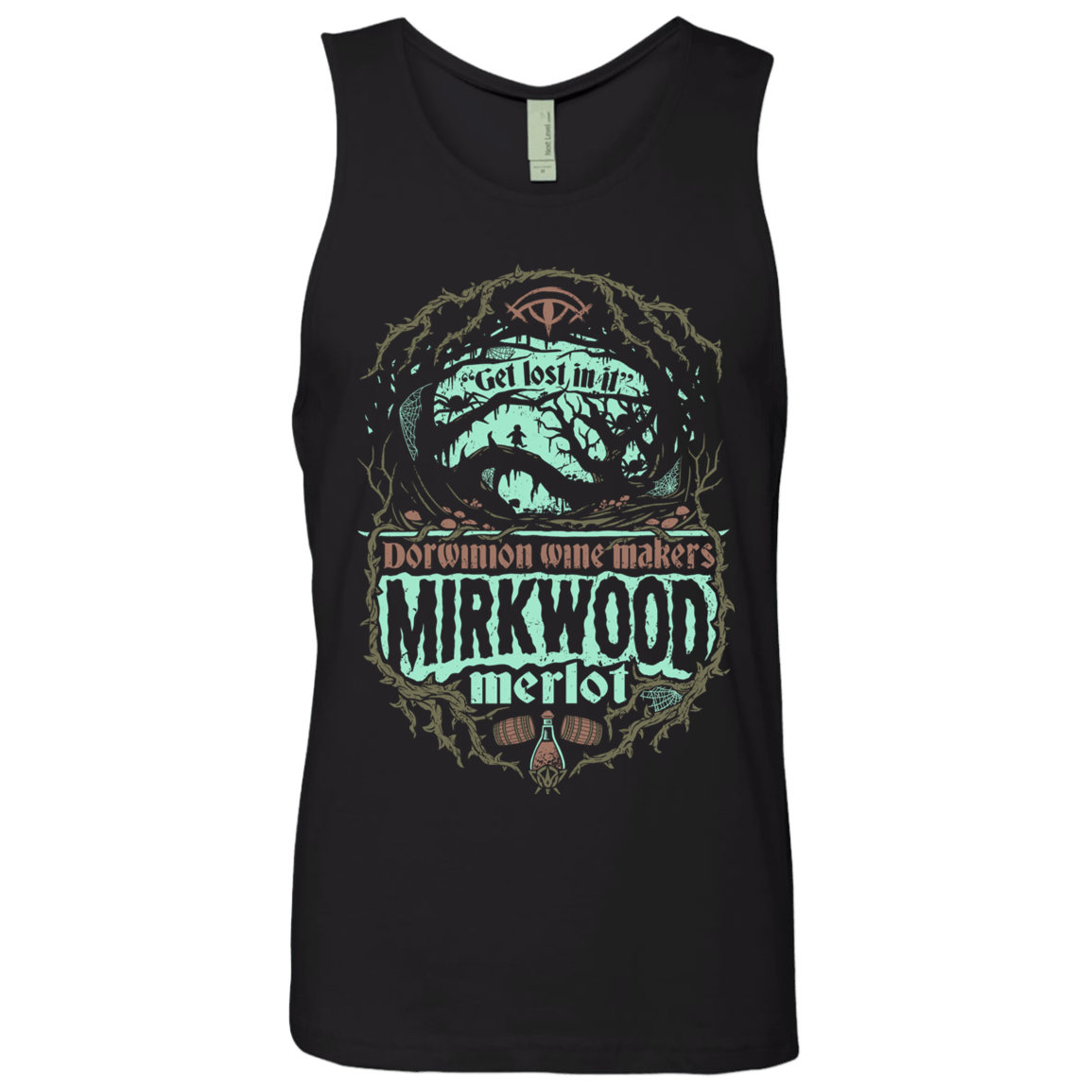 T-Shirts Black / S Mirkwood Merlot Men's Premium Tank Top