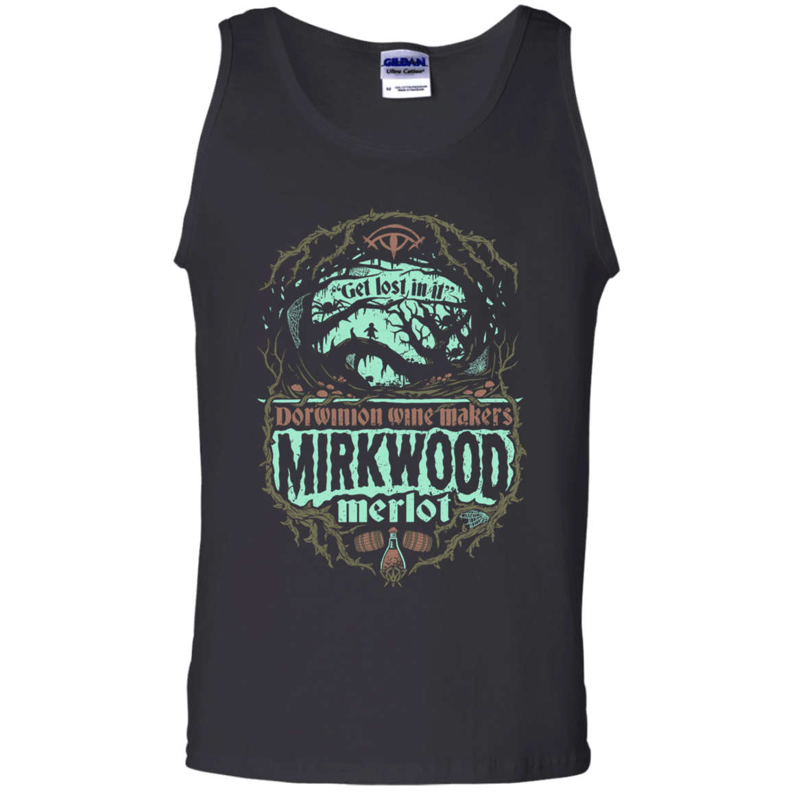 T-Shirts Black / S Mirkwood Merlot Men's Tank Top