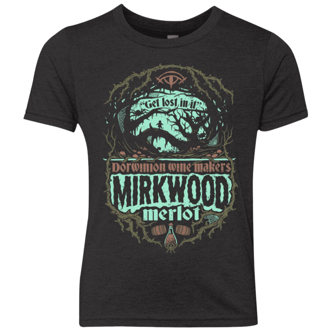 T-Shirts Vintage Black / YXS Mirkwood Merlot Youth Triblend T-Shirt