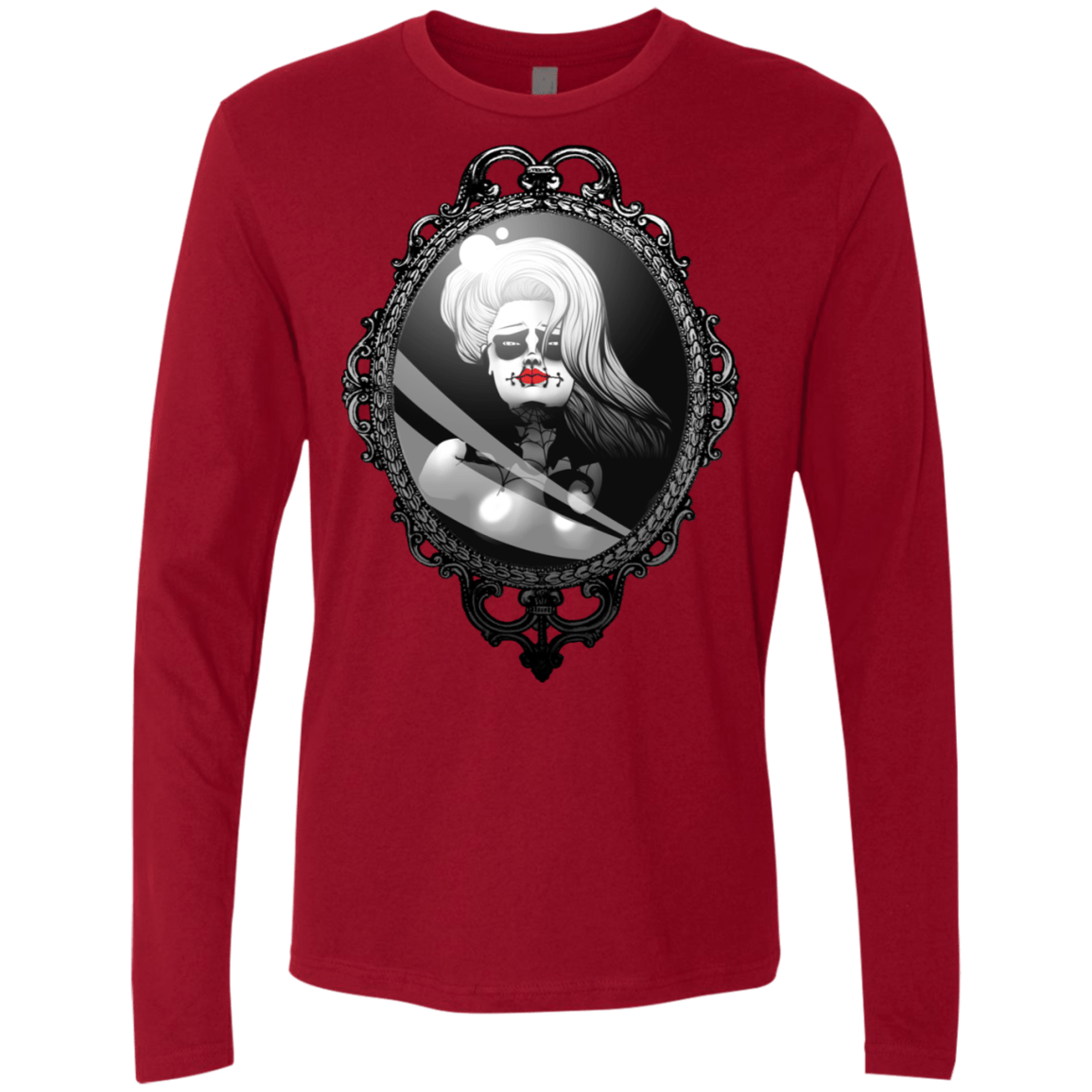 T-Shirts Cardinal / S Mirror Men's Premium Long Sleeve