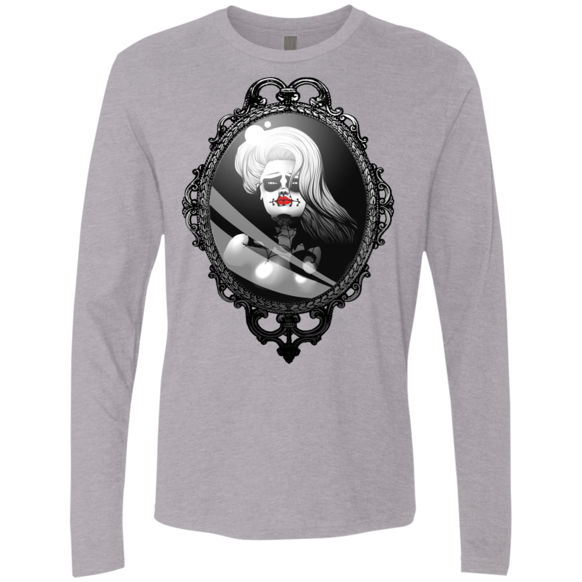 T-Shirts Heather Grey / S Mirror Men's Premium Long Sleeve