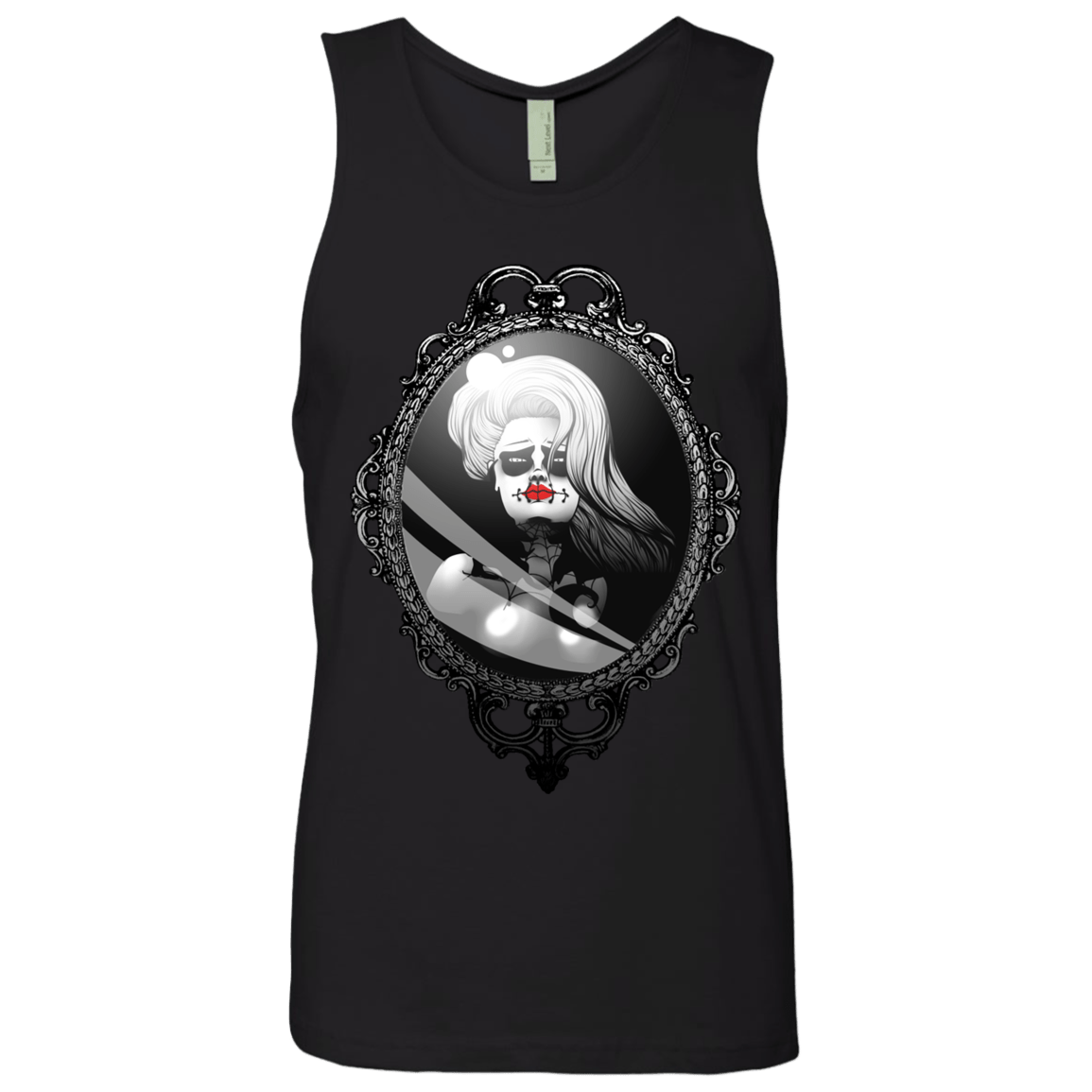 T-Shirts Black / S Mirror Men's Premium Tank Top