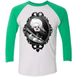 T-Shirts Heather White/Envy / X-Small Mirror Men's Triblend 3/4 Sleeve