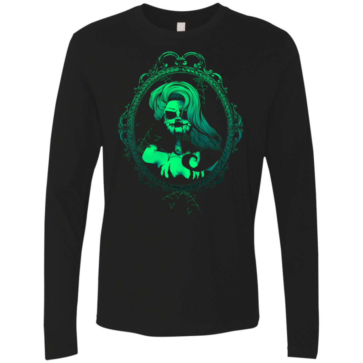 T-Shirts Black / S Mirror Re Men's Premium Long Sleeve