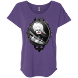 T-Shirts Purple Rush / X-Small Mirror Triblend Dolman Sleeve