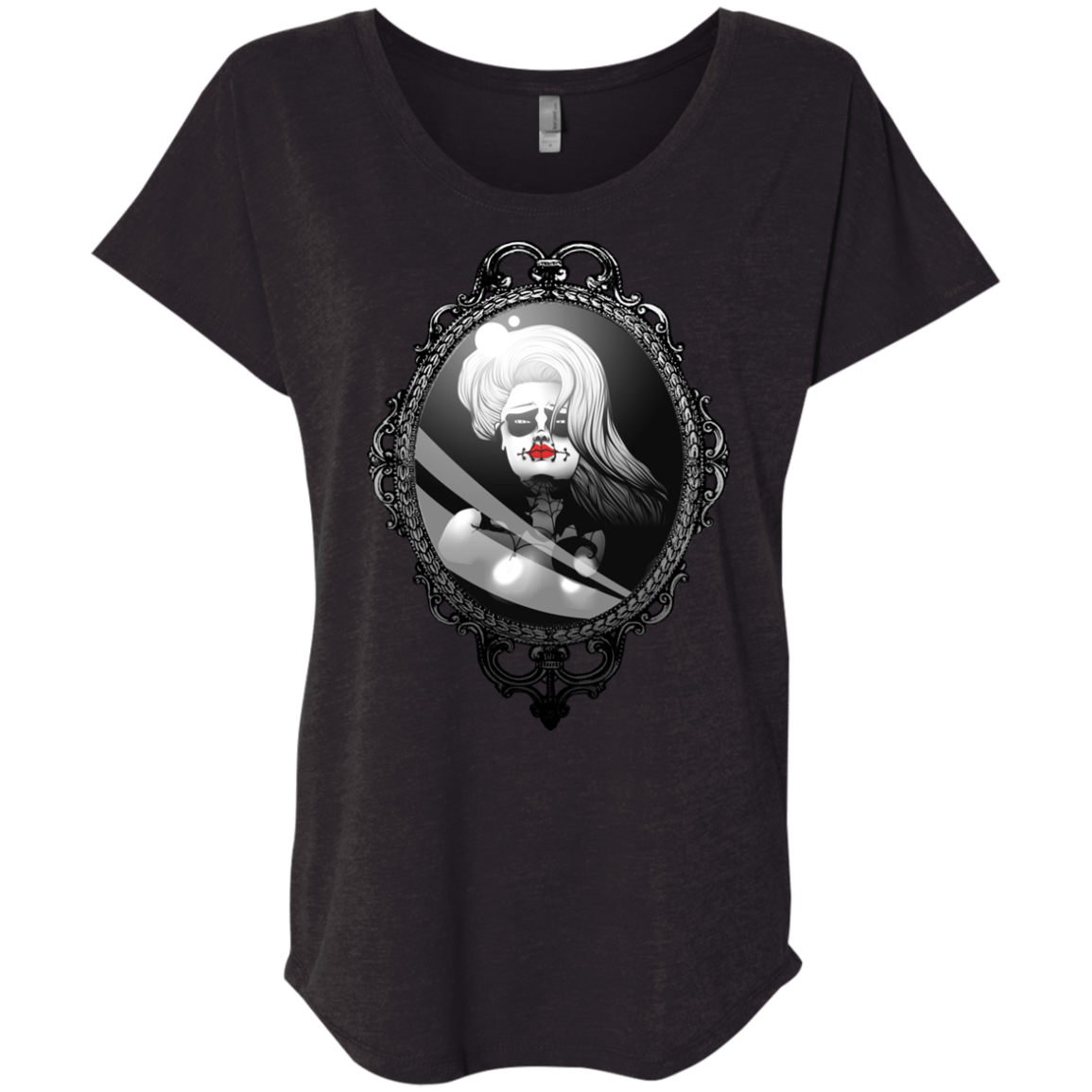 T-Shirts Vintage Black / X-Small Mirror Triblend Dolman Sleeve