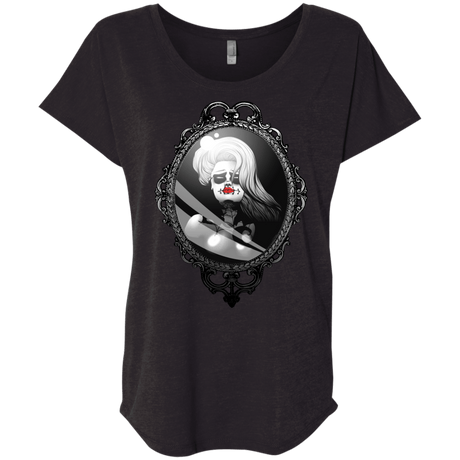 T-Shirts Vintage Black / X-Small Mirror Triblend Dolman Sleeve