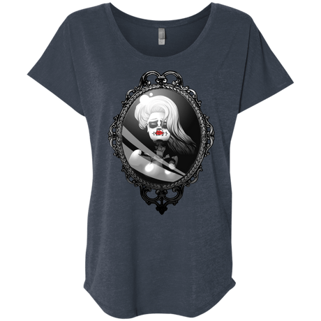 T-Shirts Vintage Navy / X-Small Mirror Triblend Dolman Sleeve