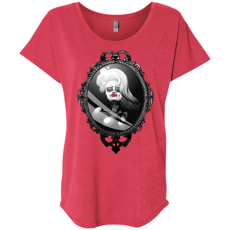 T-Shirts Vintage Red / X-Small Mirror Triblend Dolman Sleeve