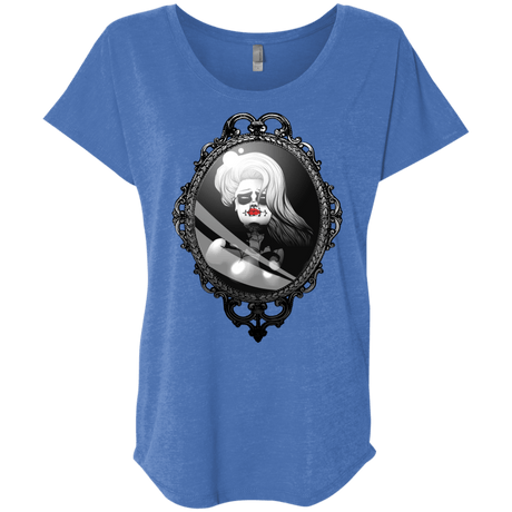 T-Shirts Vintage Royal / X-Small Mirror Triblend Dolman Sleeve