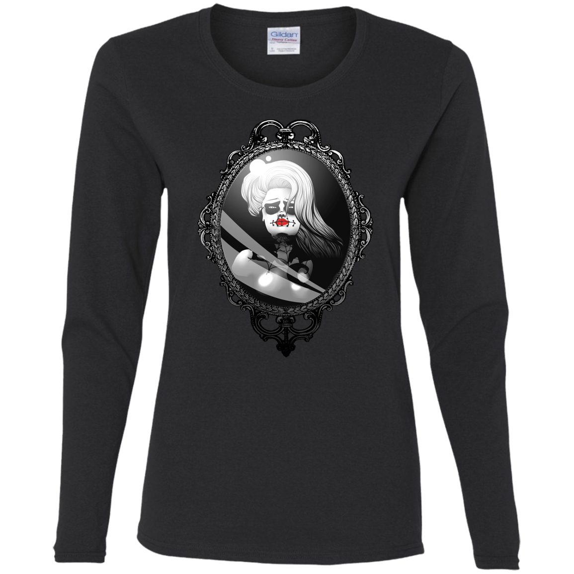 T-Shirts Black / S Mirror Women's Long Sleeve T-Shirt