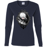 T-Shirts Navy / S Mirror Women's Long Sleeve T-Shirt