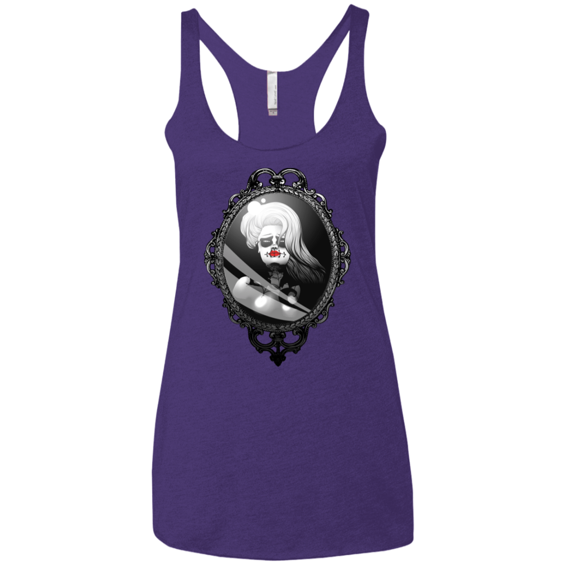 T-Shirts Purple Rush / X-Small Mirror Women's Triblend Racerback Tank