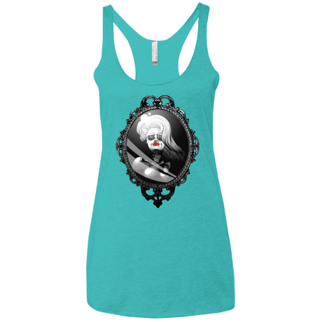 T-Shirts Tahiti Blue / X-Small Mirror Women's Triblend Racerback Tank