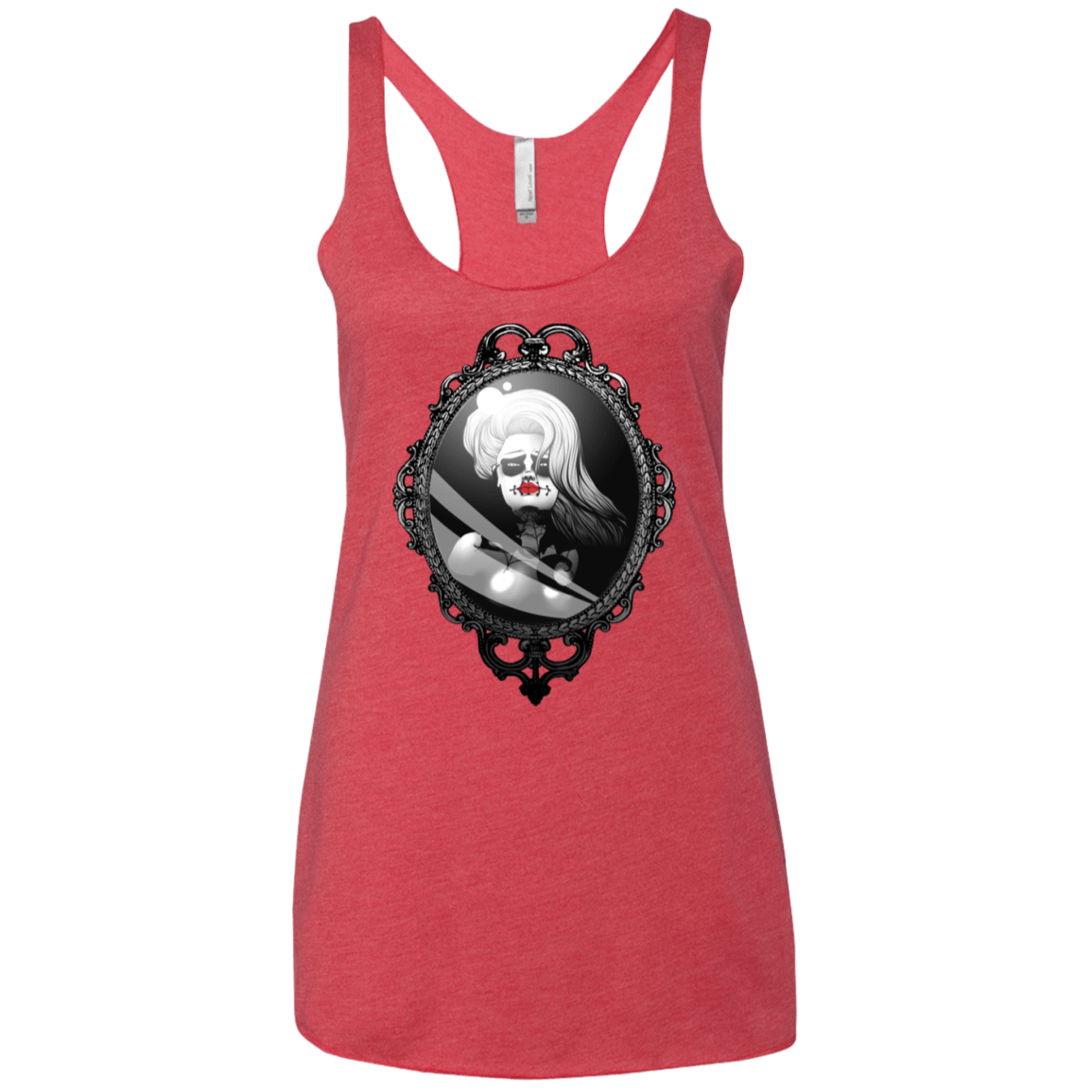 T-Shirts Vintage Red / X-Small Mirror Women's Triblend Racerback Tank