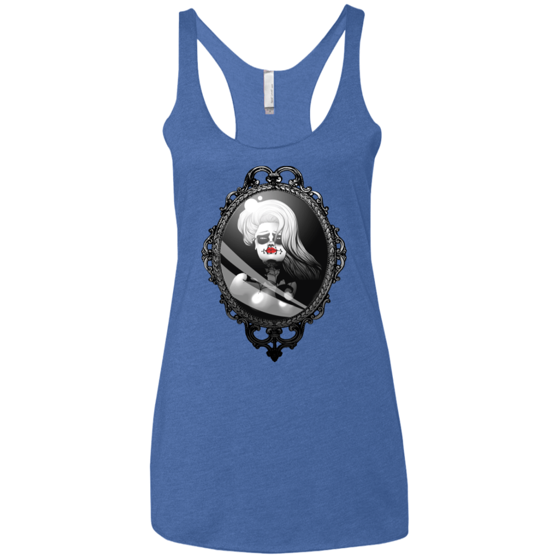 T-Shirts Vintage Royal / X-Small Mirror Women's Triblend Racerback Tank