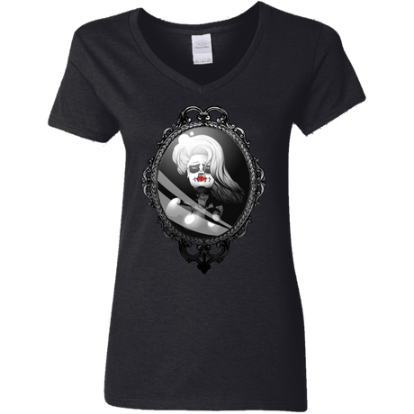 T-Shirts Black / S Mirror Women's V-Neck T-Shirt