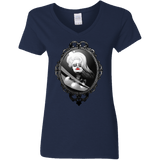 T-Shirts Navy / S Mirror Women's V-Neck T-Shirt