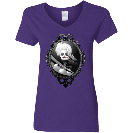 T-Shirts Purple / S Mirror Women's V-Neck T-Shirt