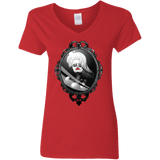 T-Shirts Red / S Mirror Women's V-Neck T-Shirt