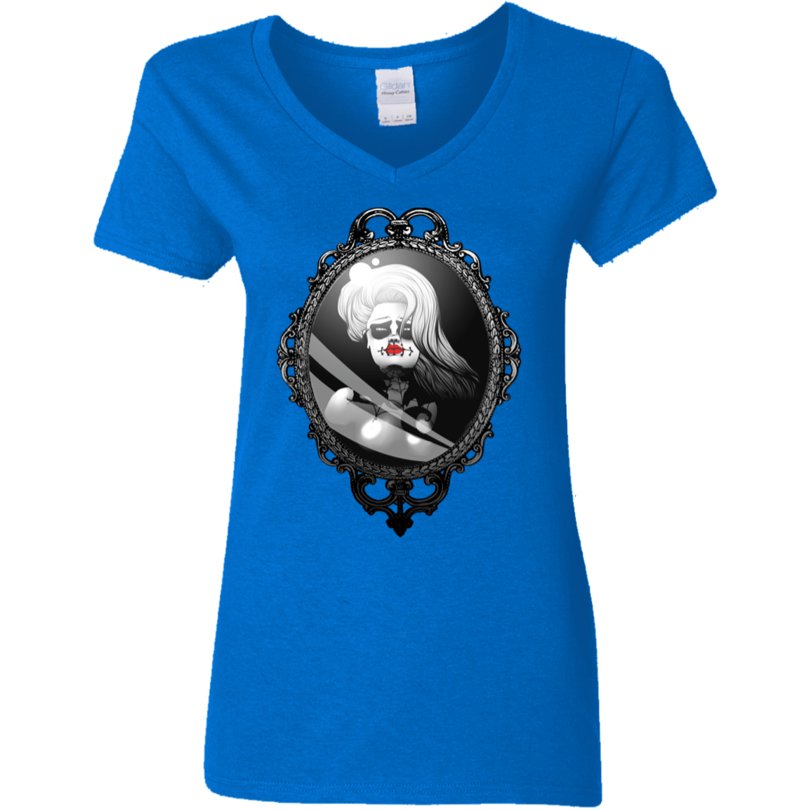 T-Shirts Royal / S Mirror Women's V-Neck T-Shirt