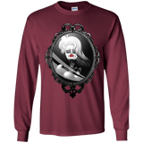 T-Shirts Maroon / YS Mirror Youth Long Sleeve T-Shirt