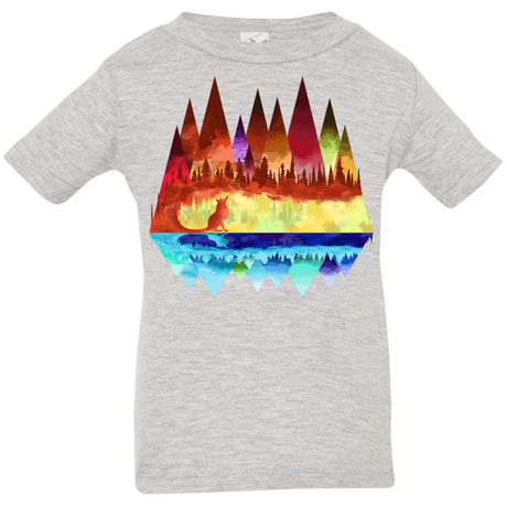 T-Shirts Heather Grey / 6 Months Mirrored Range Infant Premium T-Shirt