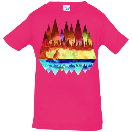 T-Shirts Hot Pink / 6 Months Mirrored Range Infant Premium T-Shirt