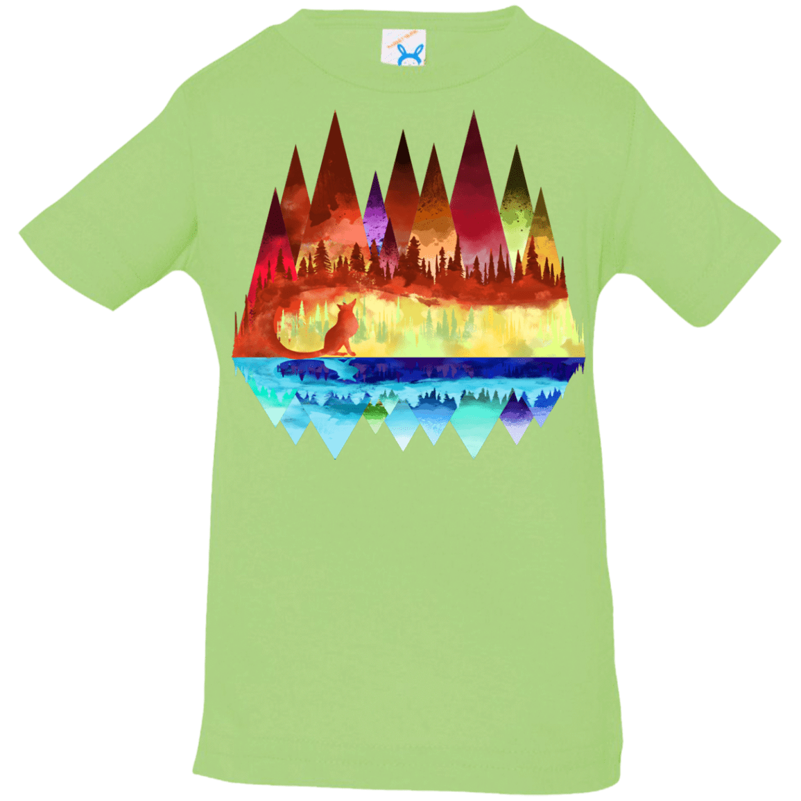 T-Shirts Key Lime / 6 Months Mirrored Range Infant Premium T-Shirt