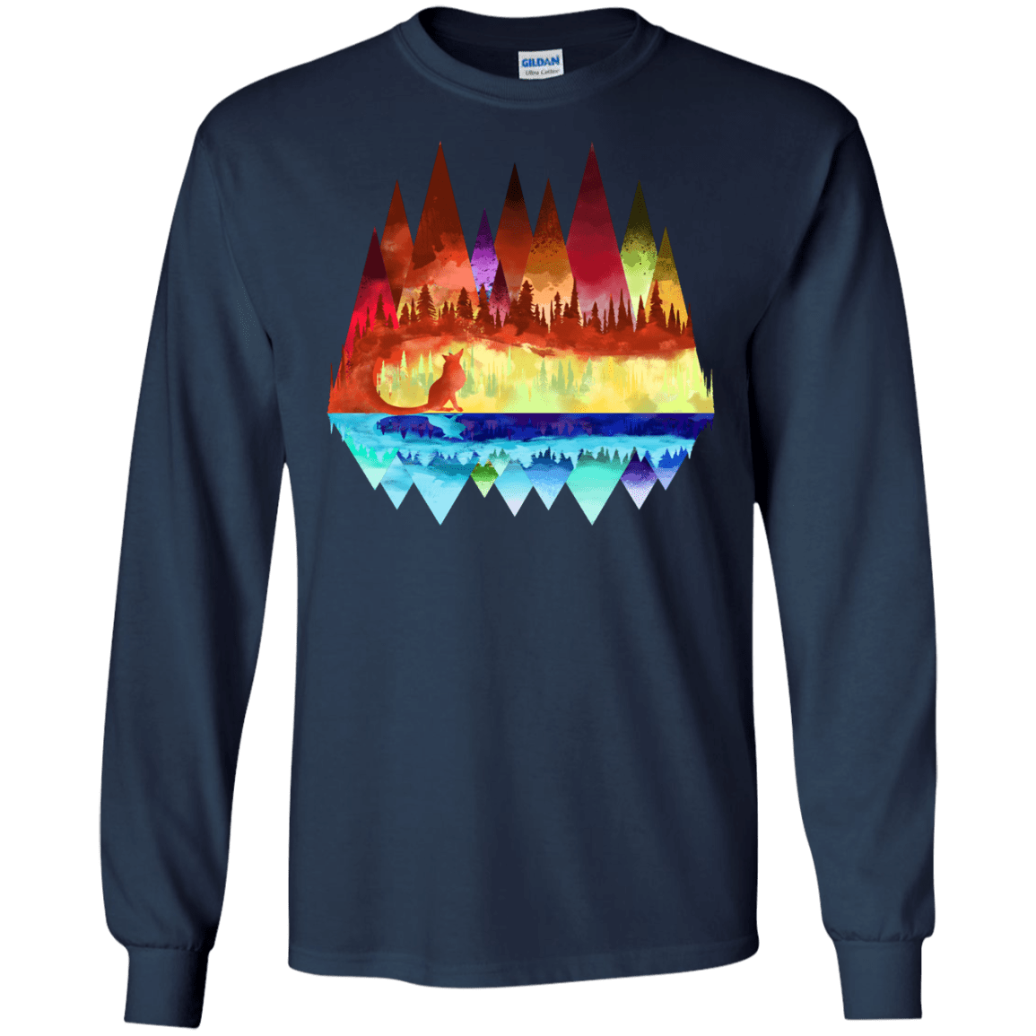 Mirrored Range Men's Long Sleeve T-Shirt