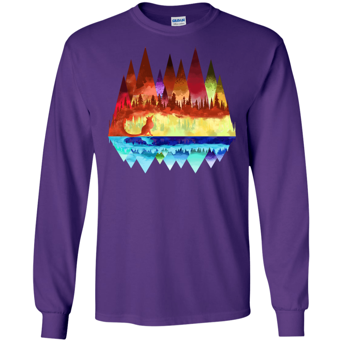 Mirrored Range Men's Long Sleeve T-Shirt