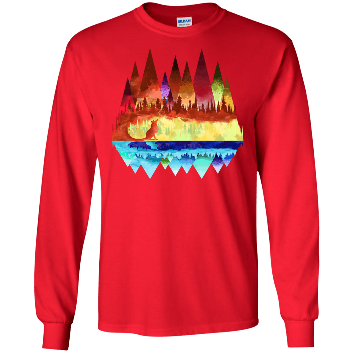 Mirrored Range Men's Long Sleeve T-Shirt