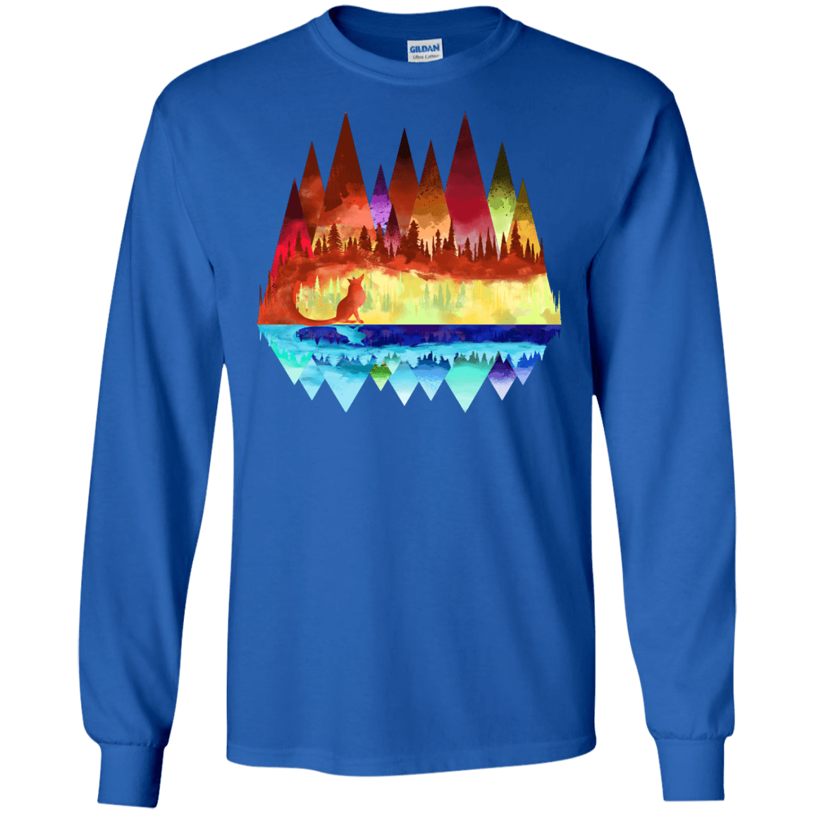 Mirrored Range Men's Long Sleeve T-Shirt