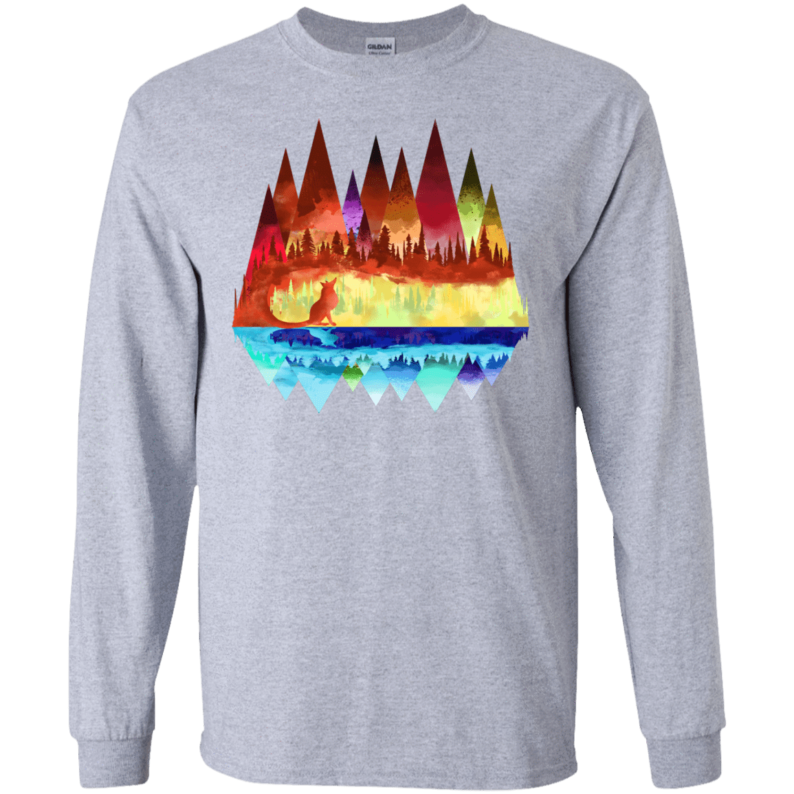 Mirrored Range Men's Long Sleeve T-Shirt