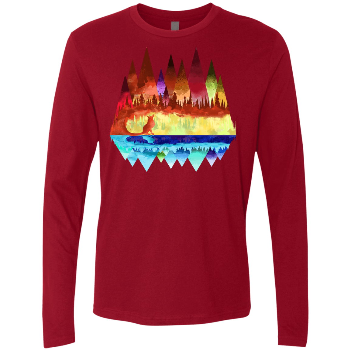 Mirrored Range Men's Premium Long Sleeve