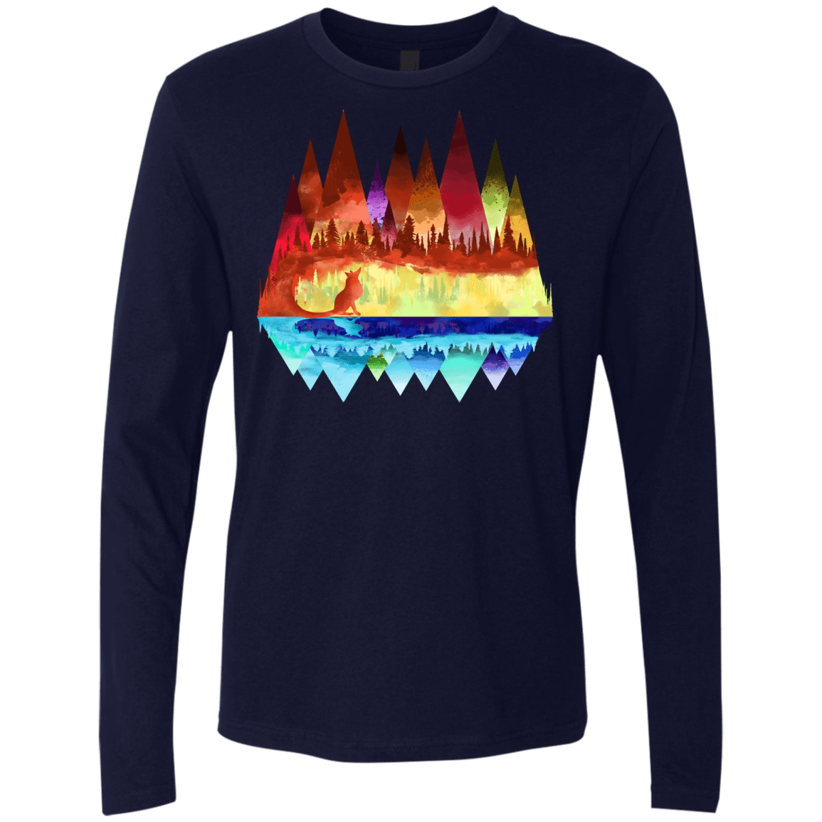 Mirrored Range Men's Premium Long Sleeve