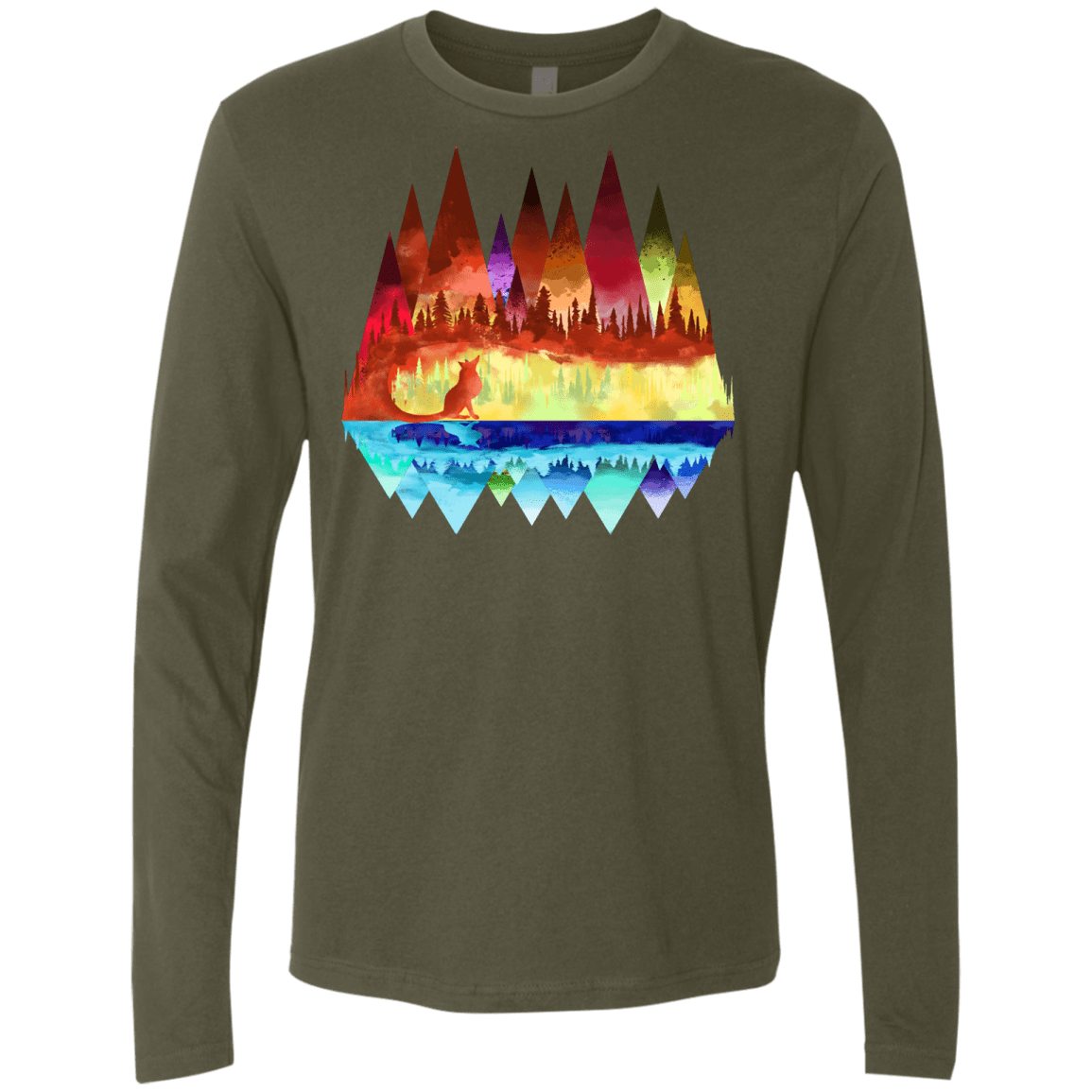 Mirrored Range Men's Premium Long Sleeve